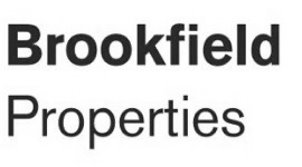 The image shows the words Brookfield Properties in bold, black text on a white background, highlighting its strong presence in the multifamily sector.